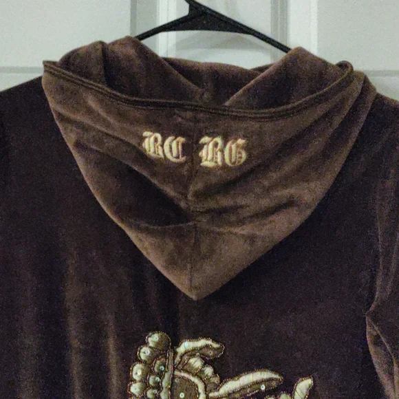 BCBG DOUBLE ZIPPERED EMBROIDERED🌺 SOFT JACKET - Picture 7 of 9